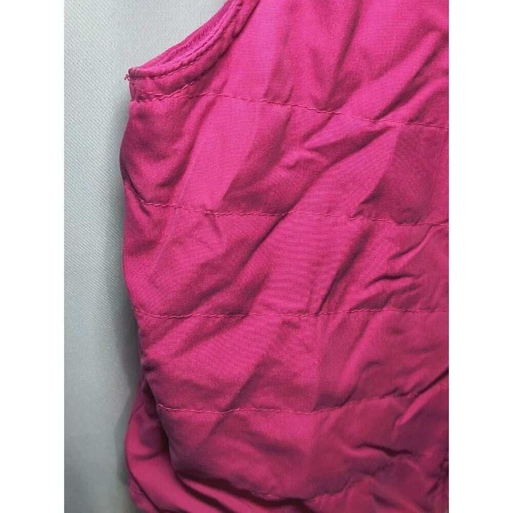 Vintage Pink Winnie The Pooh Vest Girls Size 5 Full Zip Butterflies